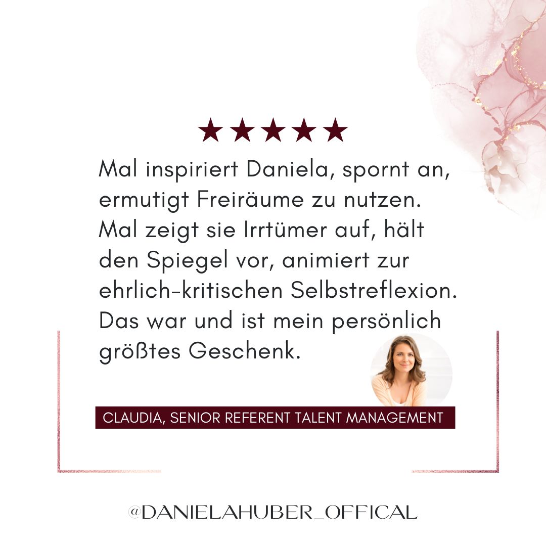 Seriös Daniela Huber - Rezension - Kundenstimme