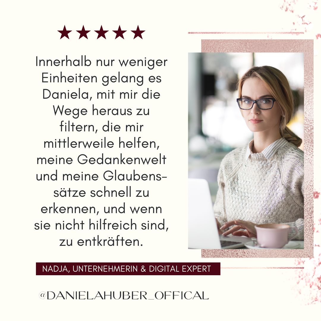 Kunde - Daniela Huber Seriös